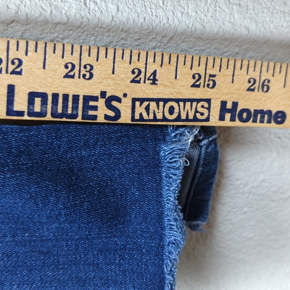 MOTHER Jeans Raw Hem Women's 27 Blue Wash Denim Jeans - Picture 9 of 16